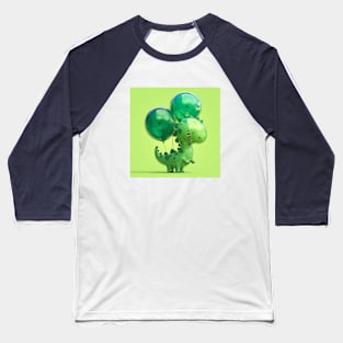 Dinosaur Balloons XI Baseball T-Shirt